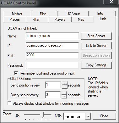 UOAM Control Panel