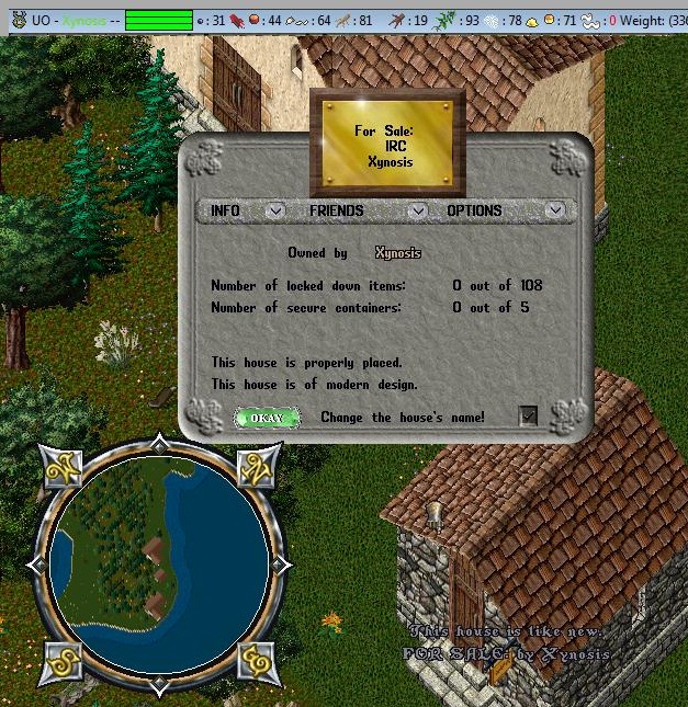 Screenshot of houses