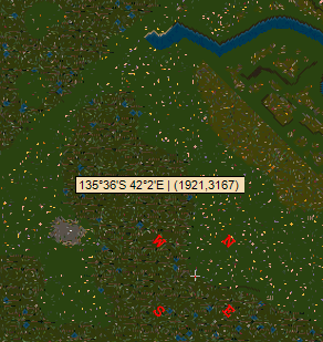 This is the location of the small that the trash barrel is attached to.